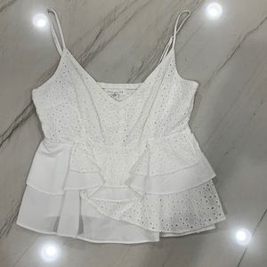 White babydoll top